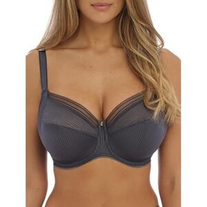 NWOT Fantasie 34I USA Fusion FL3091 Underwire Side Support Bra Gray 114502